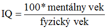 iq test vzorec